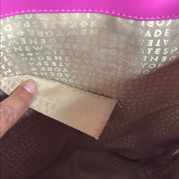 Kate Spade Black Structured Tote with Double Handles - Picture 9 of 12